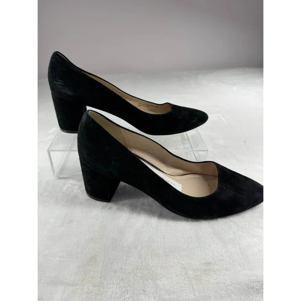 Cole Haan Grand.OS Claudine Classic Pump Shoes Women's 8.5B‎ Black Suede Leather